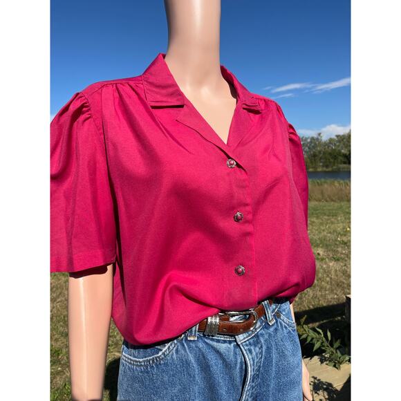 Vintage 80s Act III Blouse - Picture 4 of 6